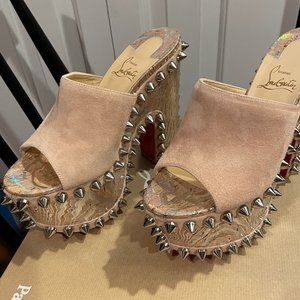 Christian Louboutin Tan Sandals